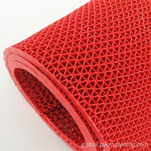 Anti-slip Mat for Kitchen 5mm PVC S Snake Mat for Swimming Pool Factory